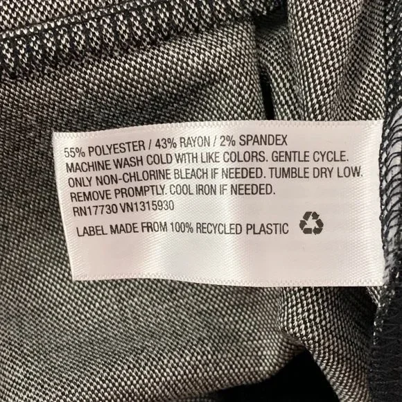 A New Day Womens High Rise Slim Straight Ankle Pull One Pants Comfy Stretchy - Picture 12 of 15